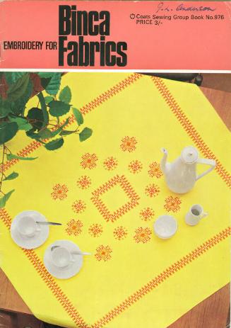 'Embroidery for Binca Fabrics' Sewing Pattern Booklet