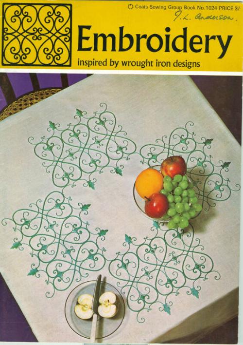 'Embroidery' Sewing Pattern Booklet