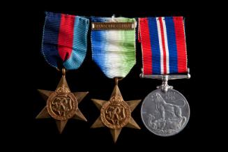 World War 2 Service Medals: 1939-45 Star, Atlantic Star and War Medal 1939-45