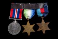 World War 2 Service Medals: 1939-45 Star, Atlantic Star and War Medal 1939-45