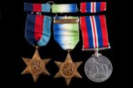World War 2 Service Medals: 1939-45 Star, Atlantic Star and War Medal 1939-45