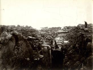 Construction of Girdleness Outfall Scheme, Winter 1902-1903: Laying First 336 ½ feet of Sea Out…