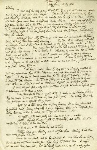 Correspondence from James McBey to Marguerite McBey