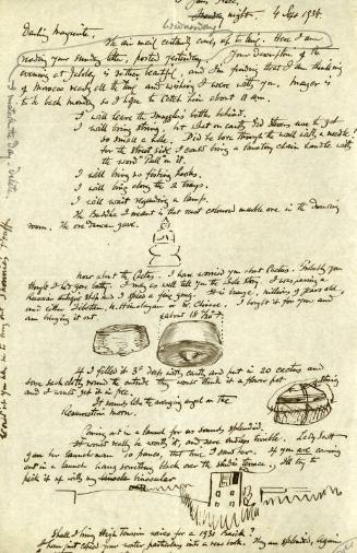 Correspondence from James McBey to Marguerite McBey