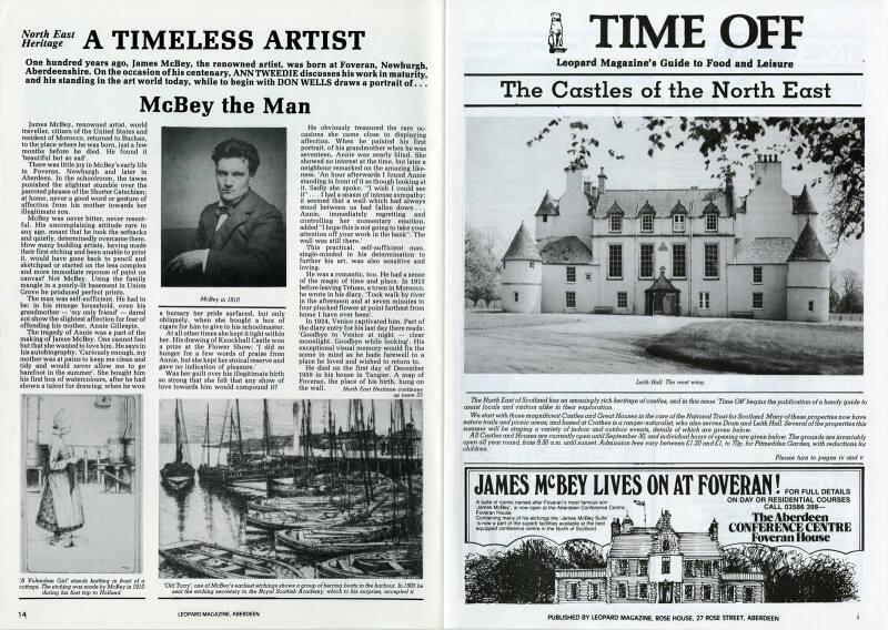 Aberdeen Leopard, July / August 1983 (Catalogues and Articles Related to James McBey)