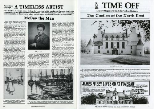 Aberdeen Leopard, July / August 1983 (Catalogues and Articles Related to James McBey)