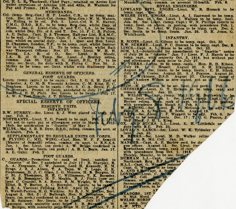 Memoranda (Press Cuttings Related to James McBey)