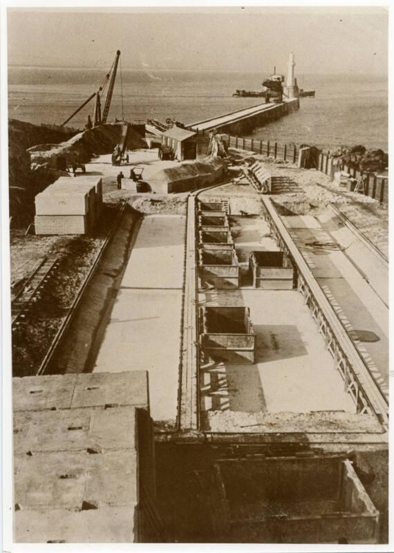 Repairs to South Breakwater Pier: Construction Yard for Concrete Blocks