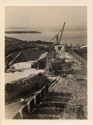 Repairs to South Breakwater Pier: Construction Yard for Concrete Blocks