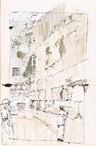 Wailing Wall, Jerusalem (Sketchbook - War)