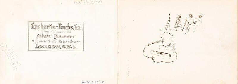 Inside Front Cover (Sketchbook - Venice)