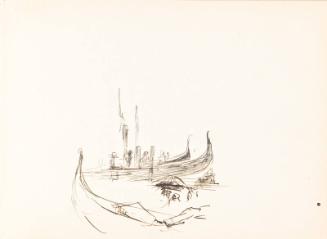 Gondolas (Sketchbook - Venice)