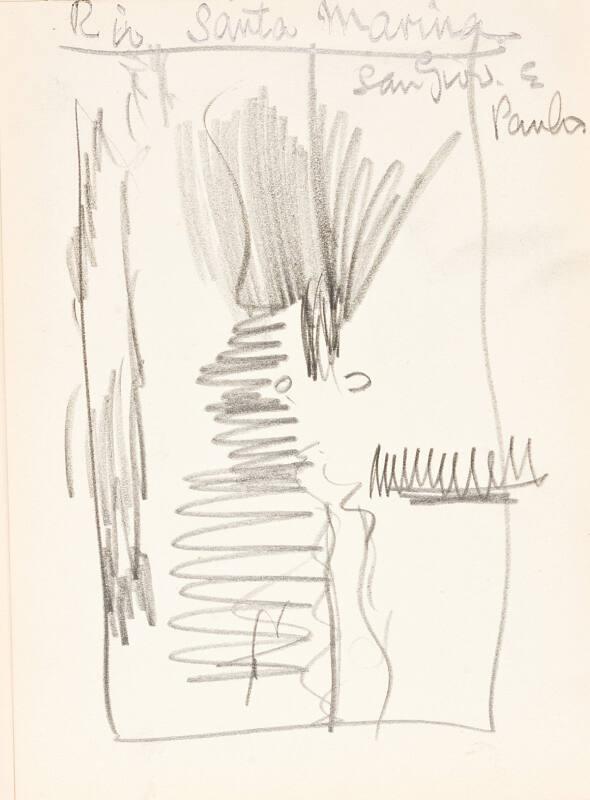 River in Santa Marina (Sketchbook - Venice)