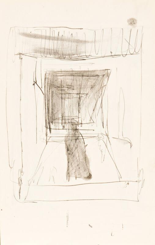 Figure in a Doorway (Sketchbook France)