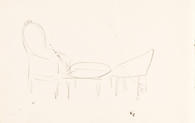 Table and Chairs (Sketchbook France)