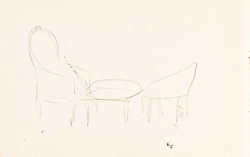 Table and Chairs (Sketchbook France)