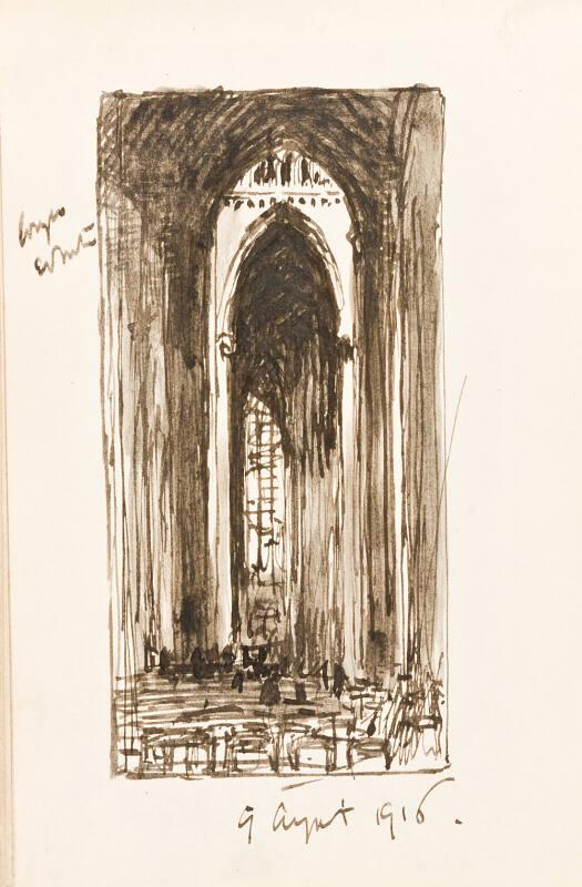 9 August 1916 (Sketchbook France)