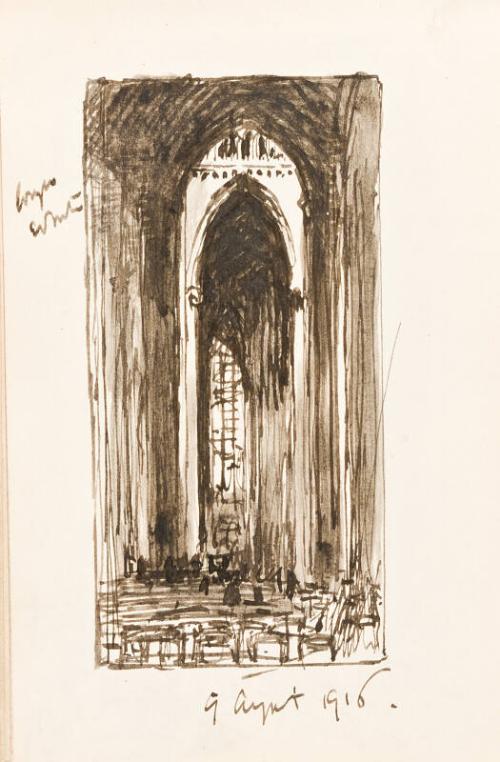 9 August 1916 (Sketchbook France)