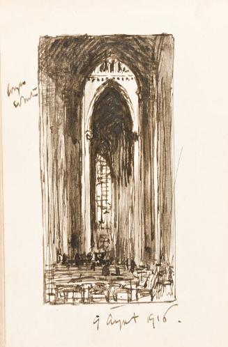 9 August 1916 (Sketchbook France)