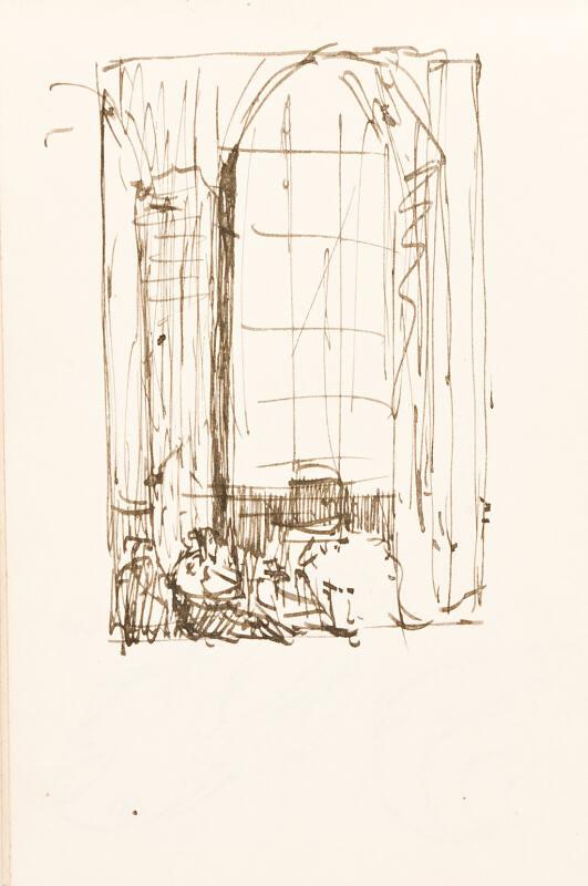 Church Interior (Sketchbook France)