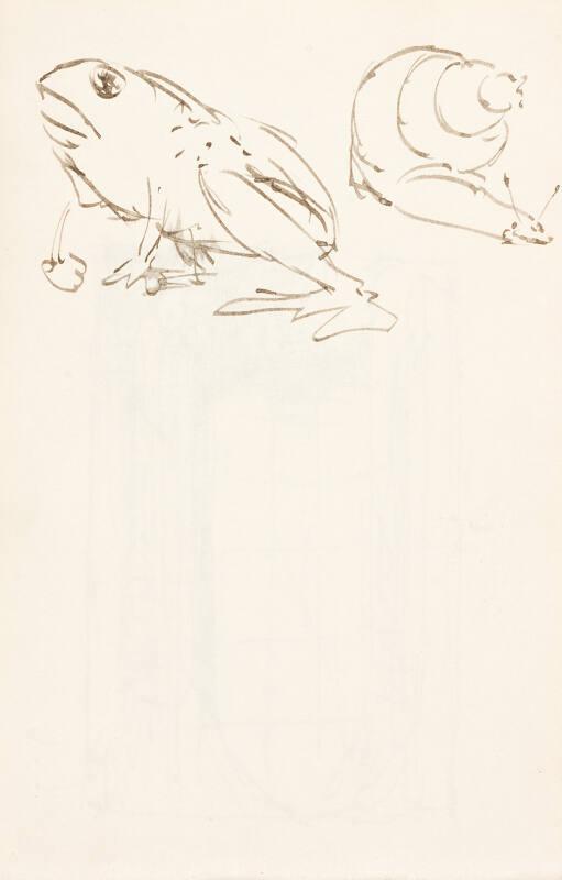 Frog and Snail (Sketchbook France) – Works – eMuseum