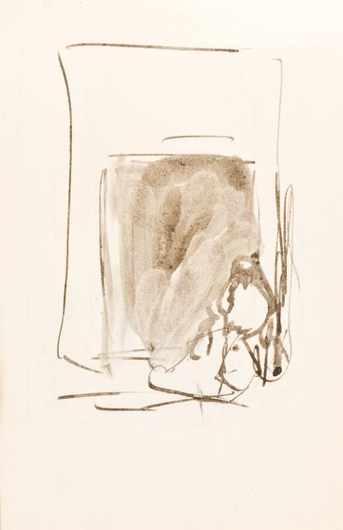 Figure in a Doorway (Sketchbook France)