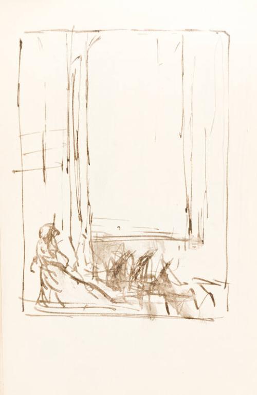 Figure in a Doorway (Sketchbook France)