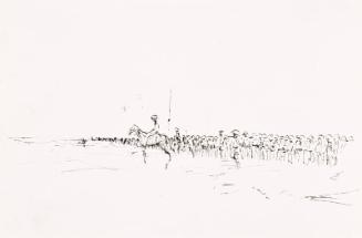 Patrol - leaf from Sketchbook - War