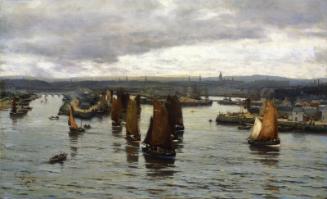 The Herring Fleet Leaving the Dee by David Farquharson