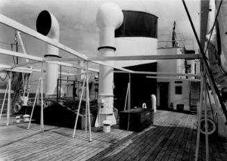 Black and white showing  Motor Molasses Carrier 'Rona', Hall Russell in 1957