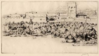 Moroccan Market, Tetuan by James McBey