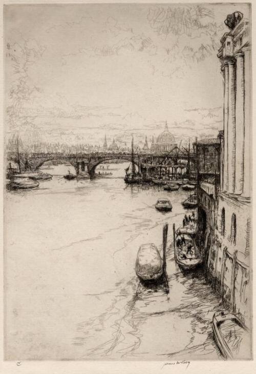 The Lion Brewery by James McBey 