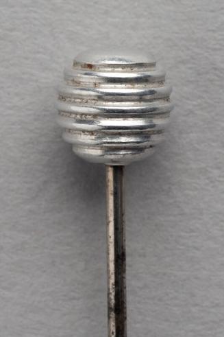 Decorative Hatpin with Silver Metal Bead