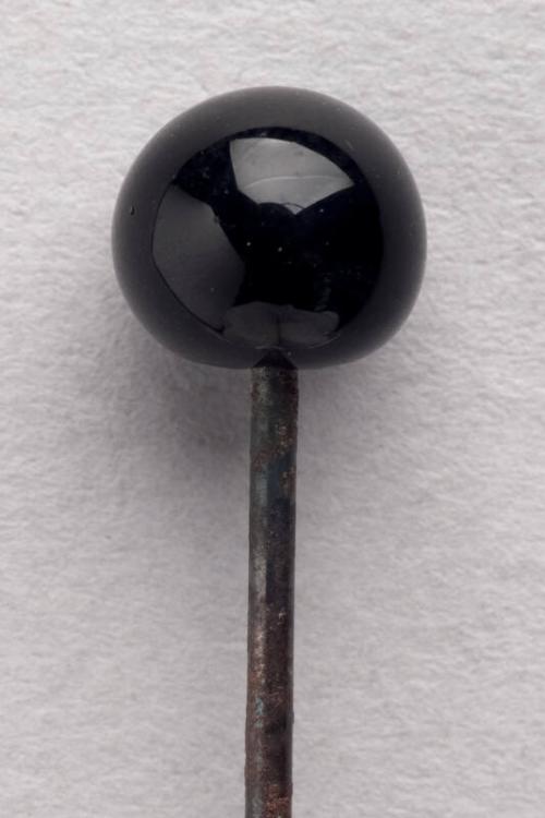 Decorative Hatpin with Purple Glass Bead