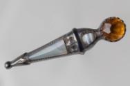 Decorative Hatpin with Miniature Metal Skean Dhu