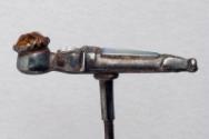 Decorative Hatpin with Miniature Metal Skean Dhu