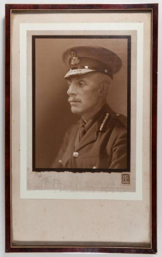 Framed Photograph of James Taggart in Military Uniform