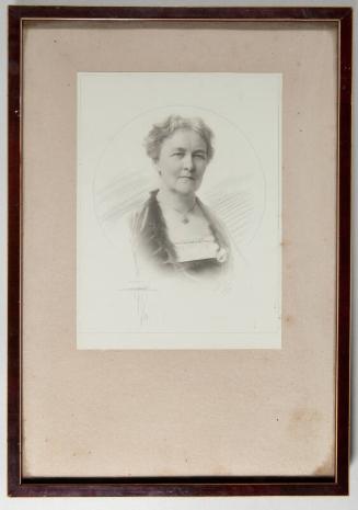 Framed Photograph of Eliza Taggart, wife of Sir James Taggart