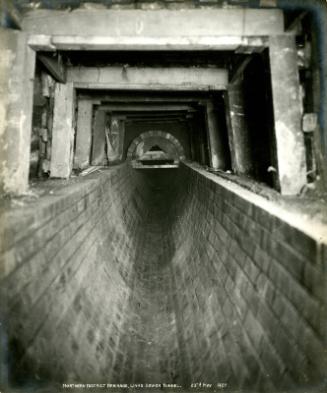 Northern District Drainage, Links Sewer Tunnel, 23rd May 1907