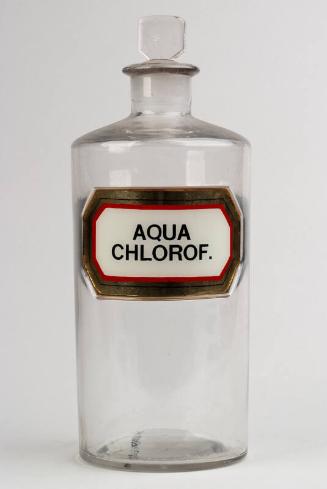 Recessed Label Shop Round AQUA CHLOROF.