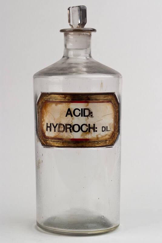 Recessed Label Shop Round ACID: HYDROCH: DIL: