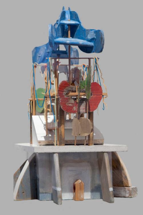 Clouds, Figures, Cat's Cradle and Courtyard