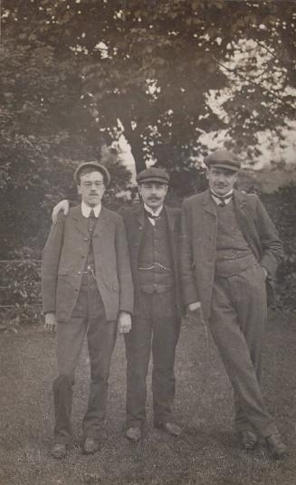 James McBey with Two Male Companions (Photograph Album Belonging to James McBey)
