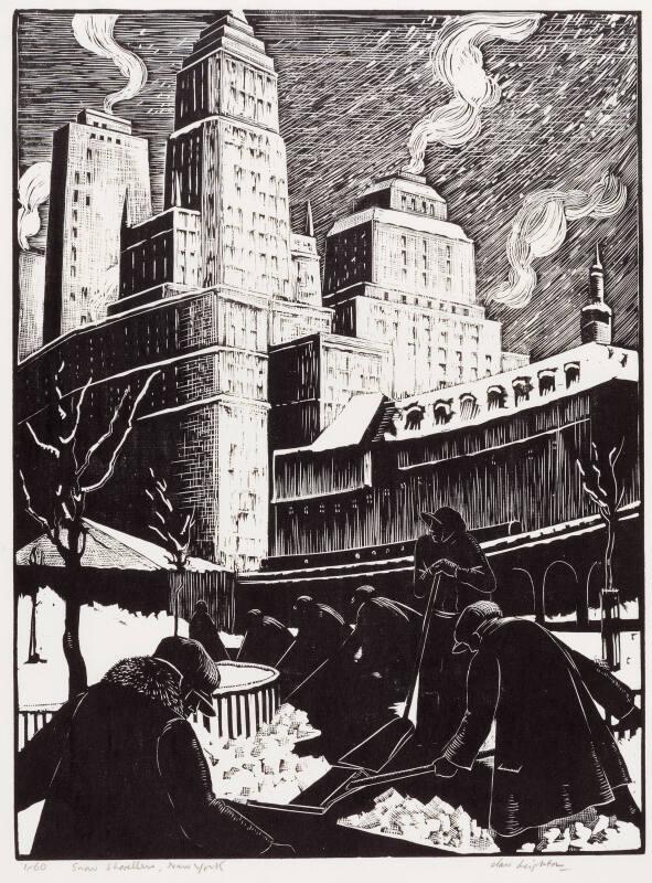 Snow Shovellers, New York