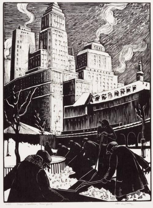 Snow Shovellers, New York