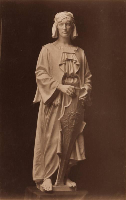 Plaster Maquette for Figure of 'Christian Fortitude' for The Gladstone Memorial, Shandwick Place, Edinburgh