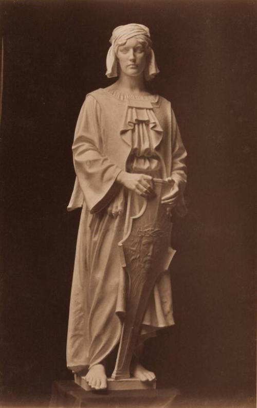 Plaster Maquette for Figure of 'Christian Fortitude' for The Gladstone Memorial, Shandwick Place, Edinburgh