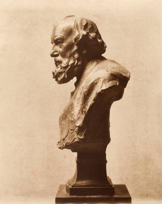 Maquette for Bust of the Rev. Dr Oswald Dykes (profile view)