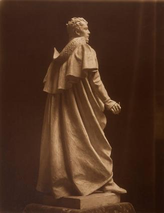 Plaster Maquette for Byron Statue, Aberdeen, profile view