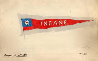 Burgee Design For Steam Tug 'ingane' Built By Hall Russell In 1902